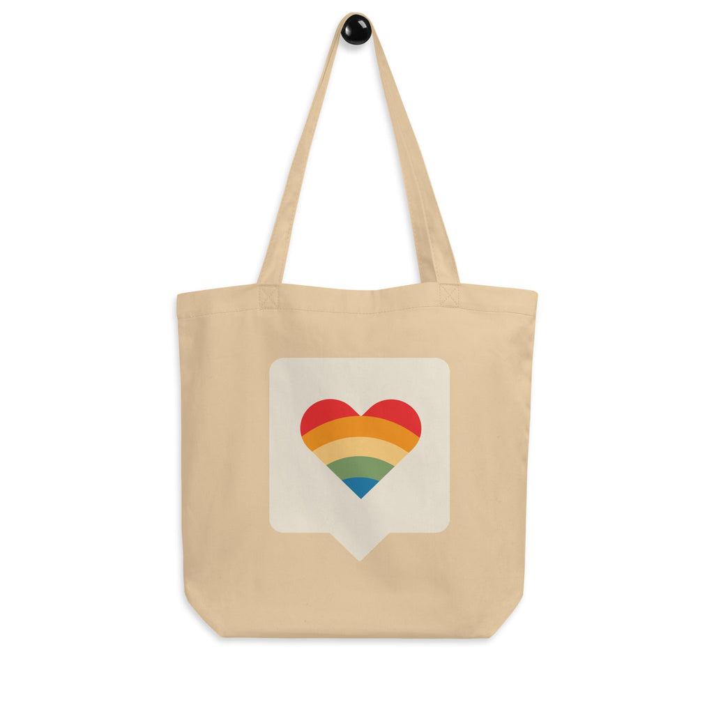 Pride is Here - Eco Tote Bag - Oyster - LGBTPride.com