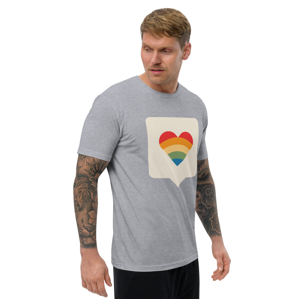 Pride is Here Men's T-Shirt - Heather Grey - LGBTPride.com
