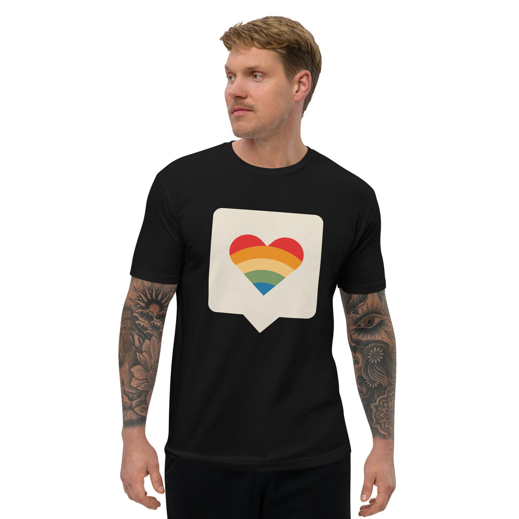 Pride is Here Men's T-Shirt - Black - LGBTPride.com