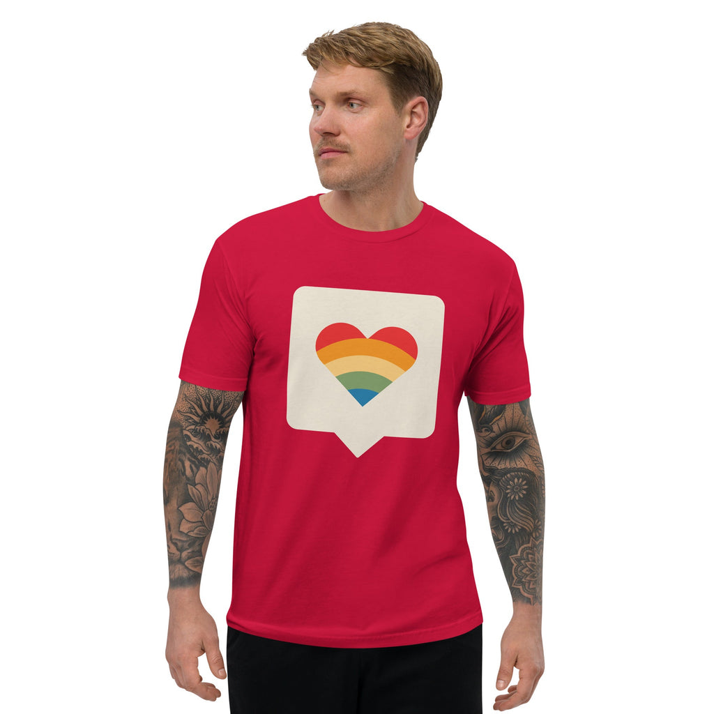 Pride is Here Men's T-Shirt - Red - LGBTPride.com