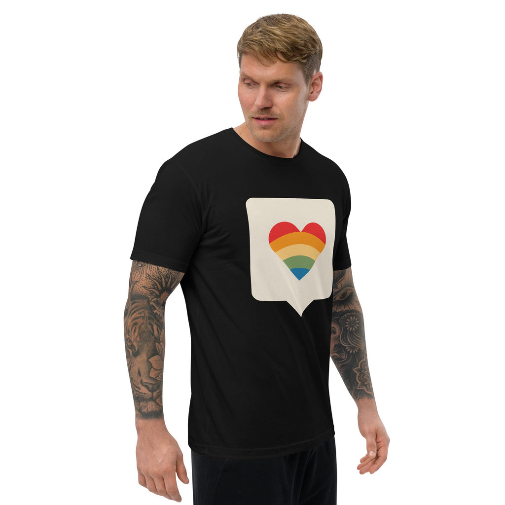 Pride is Here Men's T-Shirt - Black - LGBTPride.com
