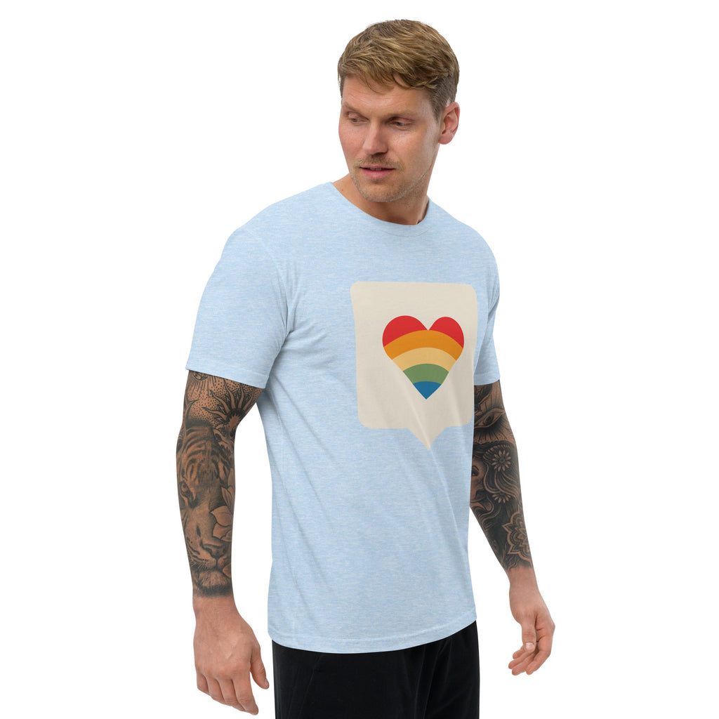 Pride is Here Men's T-Shirt - Light Blue - LGBTPride.com