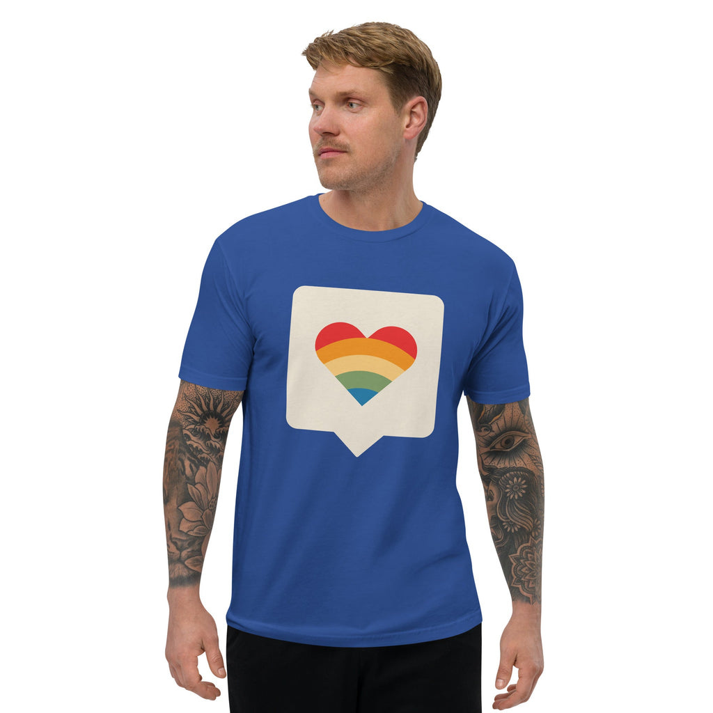 Pride is Here Men's T-Shirt - Royal Blue - LGBTPride.com