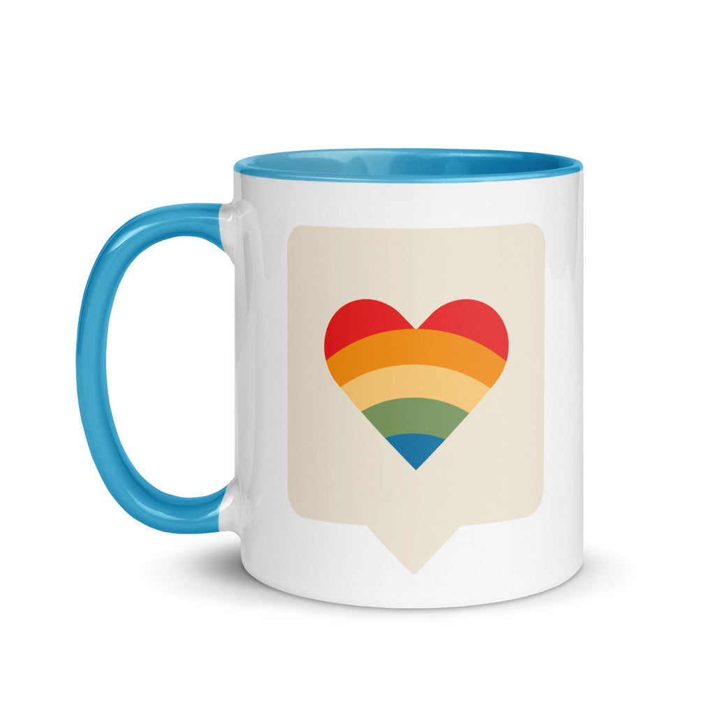 Pride is Here Mug - Blue - LGBTPride.com