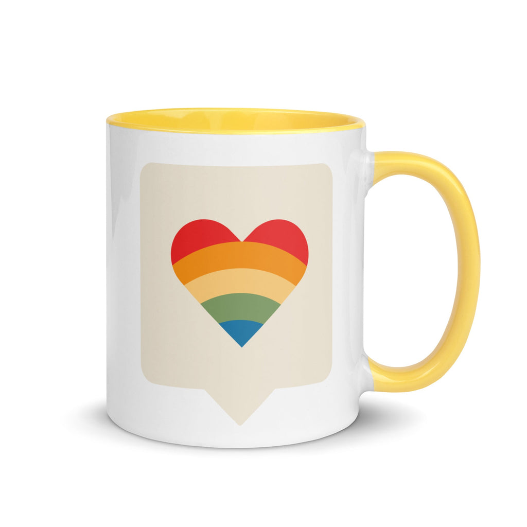 Pride is Here Mug - Yellow - LGBTPride.com