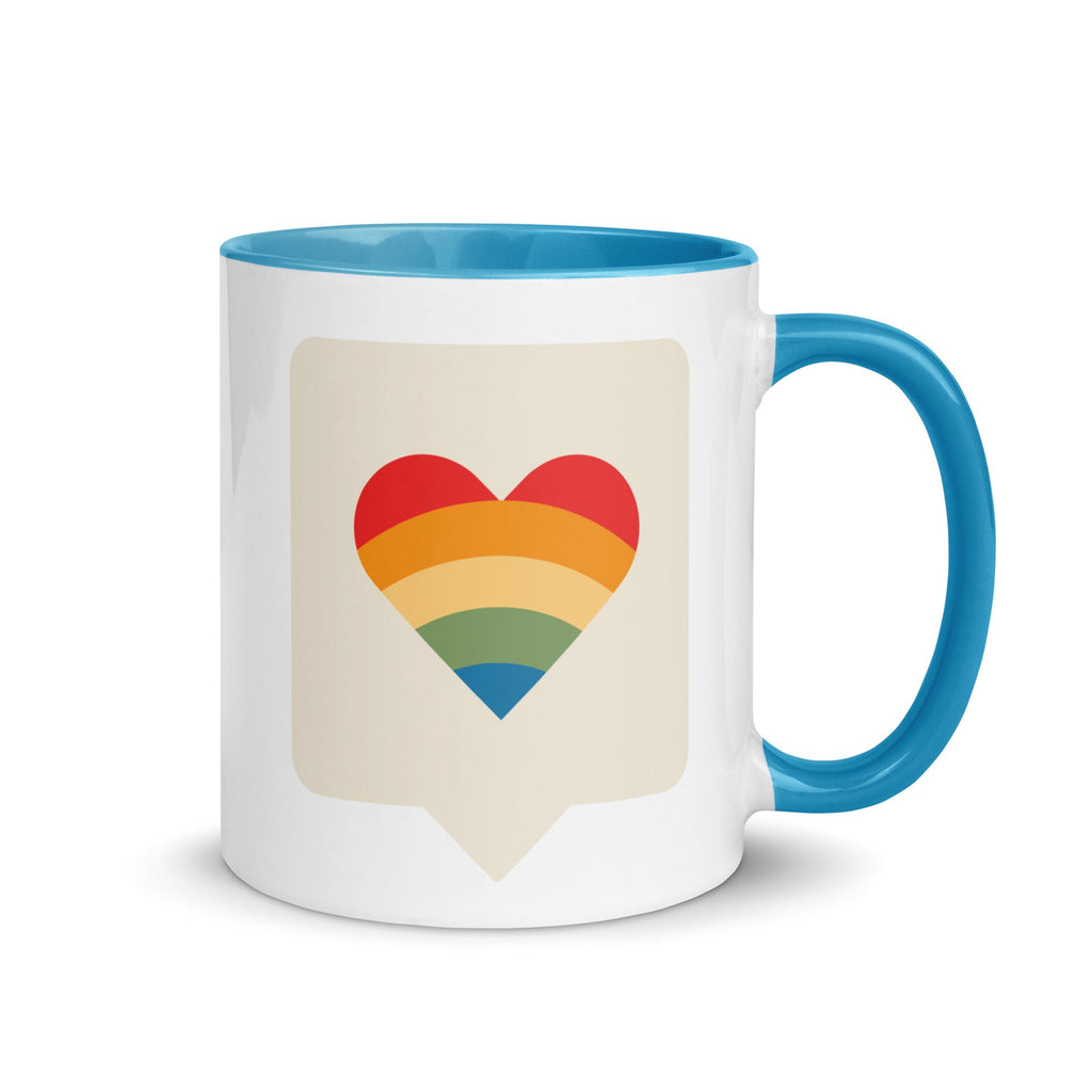 Pride is Here Mug - Blue - LGBTPride.com