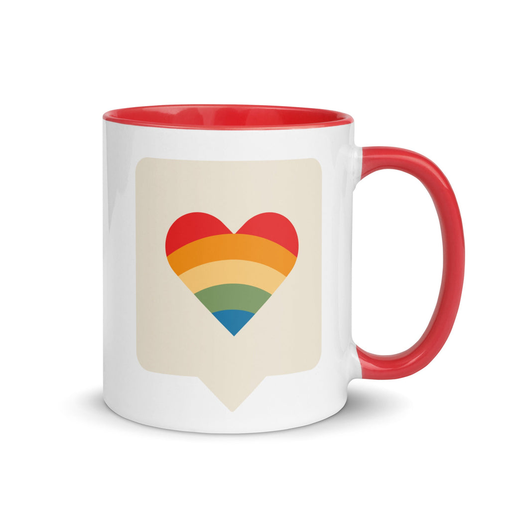 Pride is Here Mug - Red - LGBTPride.com