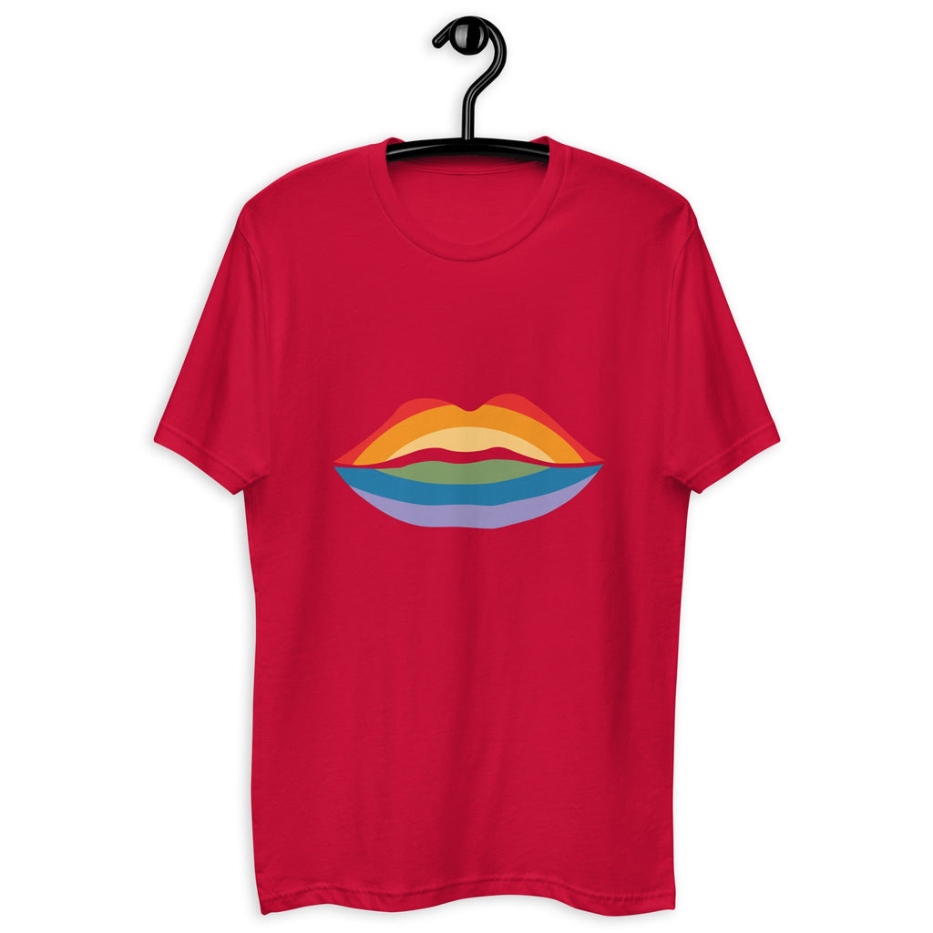 Pride Kiss Men's T-Shirt - Red - LGBTPride.com