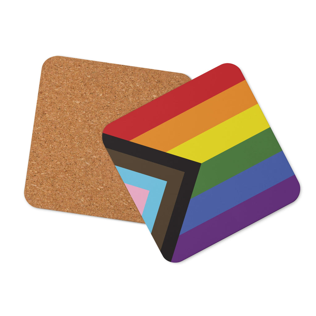 Progress Pride Flag Coaster - LGBTPride.com