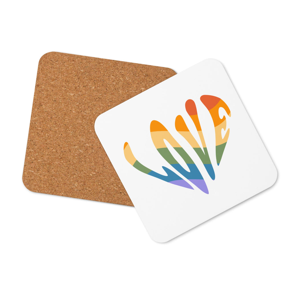 Rainbow Love Coaster - LGBTPride.com