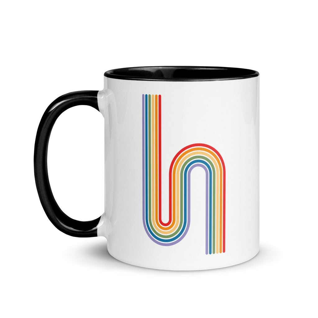 Rainbow Road Mug - Black - LGBTPride.com