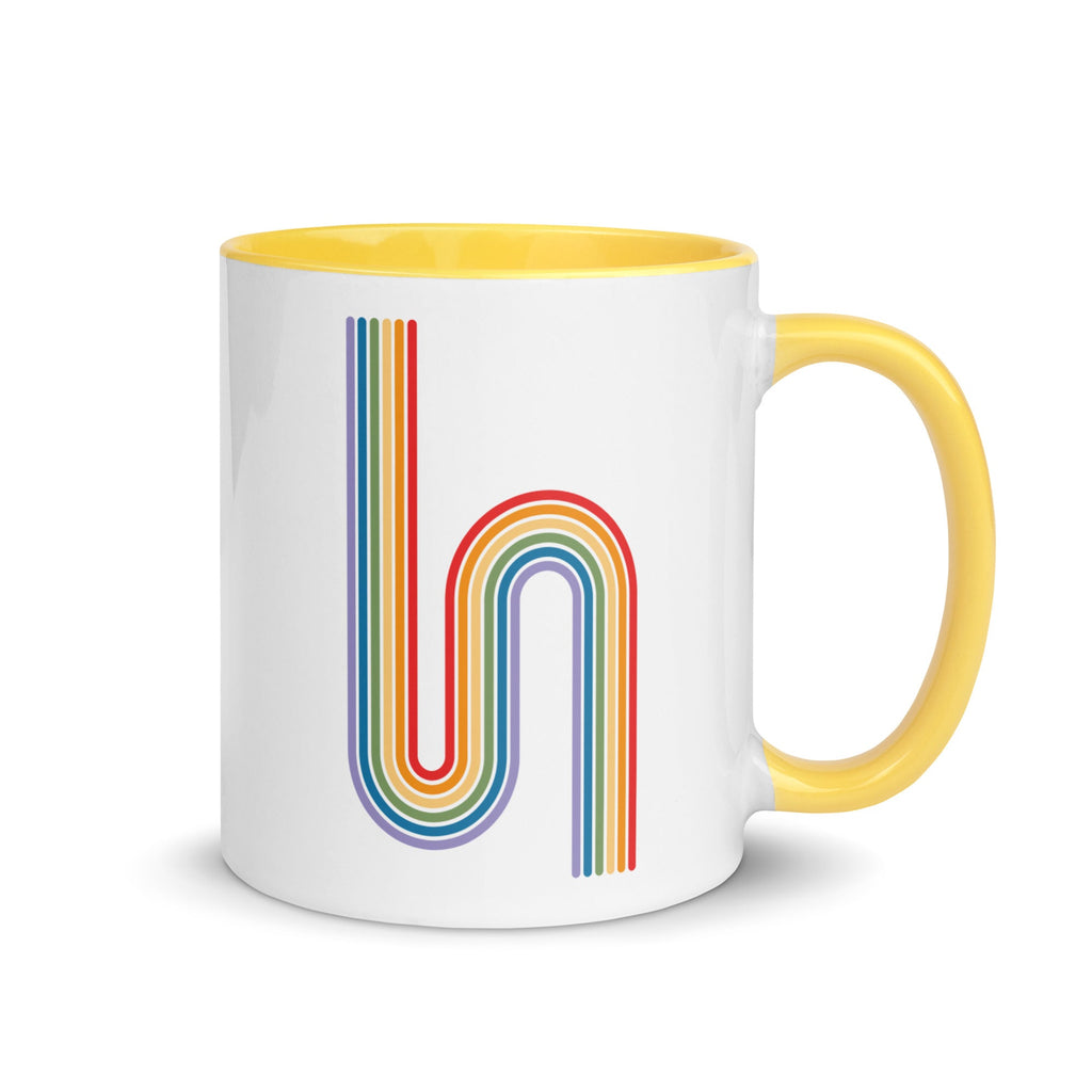 Rainbow Road Mug - Yellow - LGBTPride.com