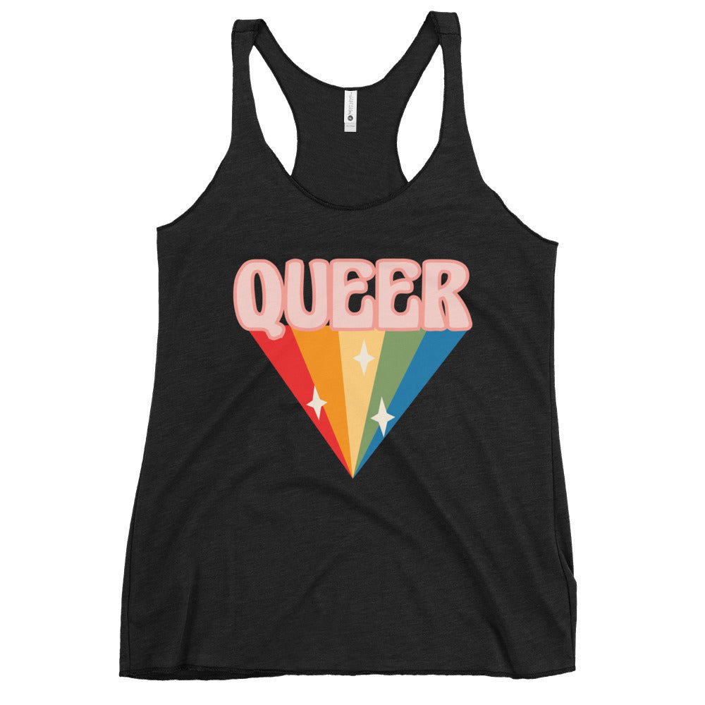 Retro Queer Women's Tank Top - Vintage Black - LGBTPride.com