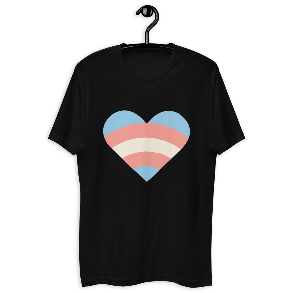 Transgender Pride Love Men's T-Shirt - Black - LGBTPride.com