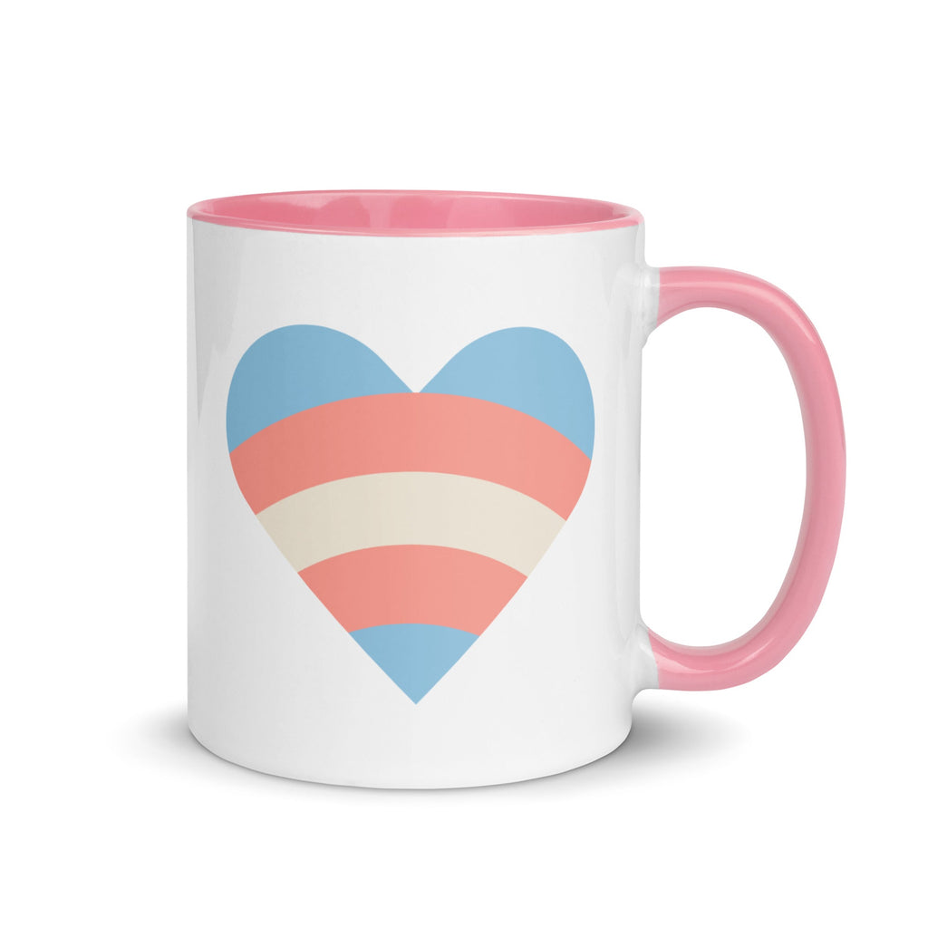Transgender Pride Love Mug - Pink - LGBTPride.com