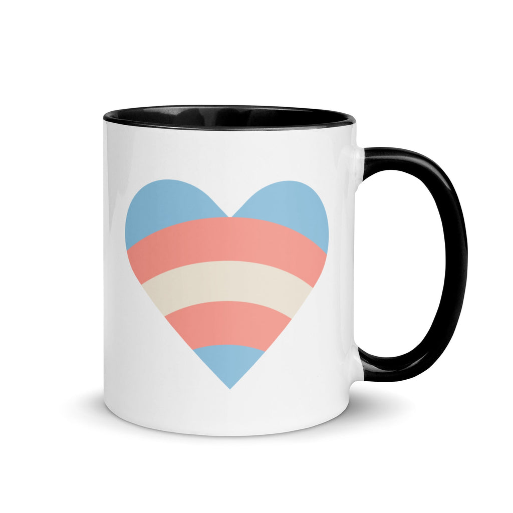Transgender Pride Love Mug - Black - LGBTPride.com