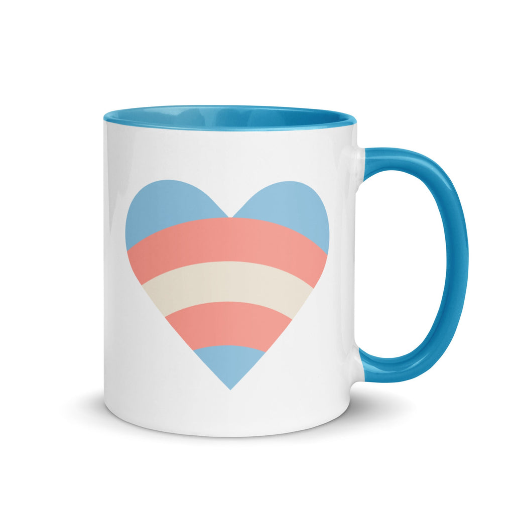 Transgender Pride Love Mug - Blue - LGBTPride.com