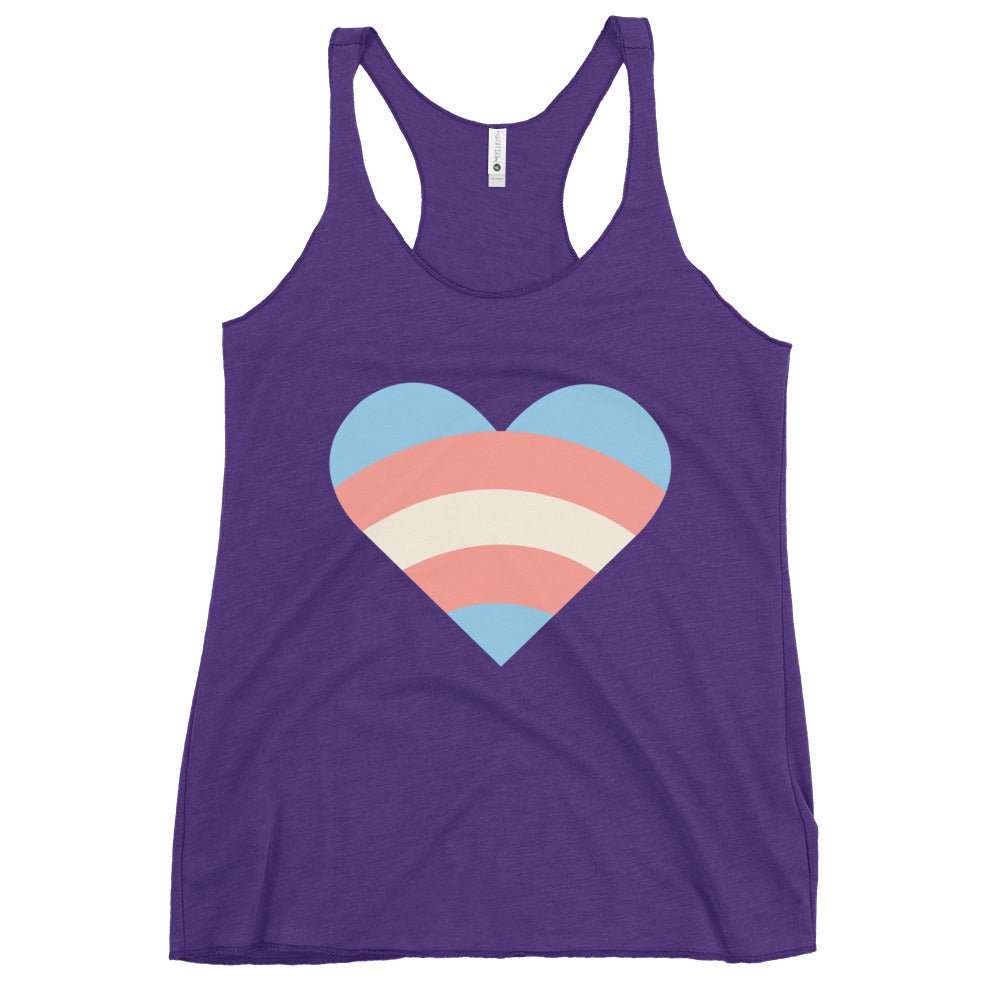 Transgender Pride Love Women's Tank Top - Purple Rush - LGBTPride.com