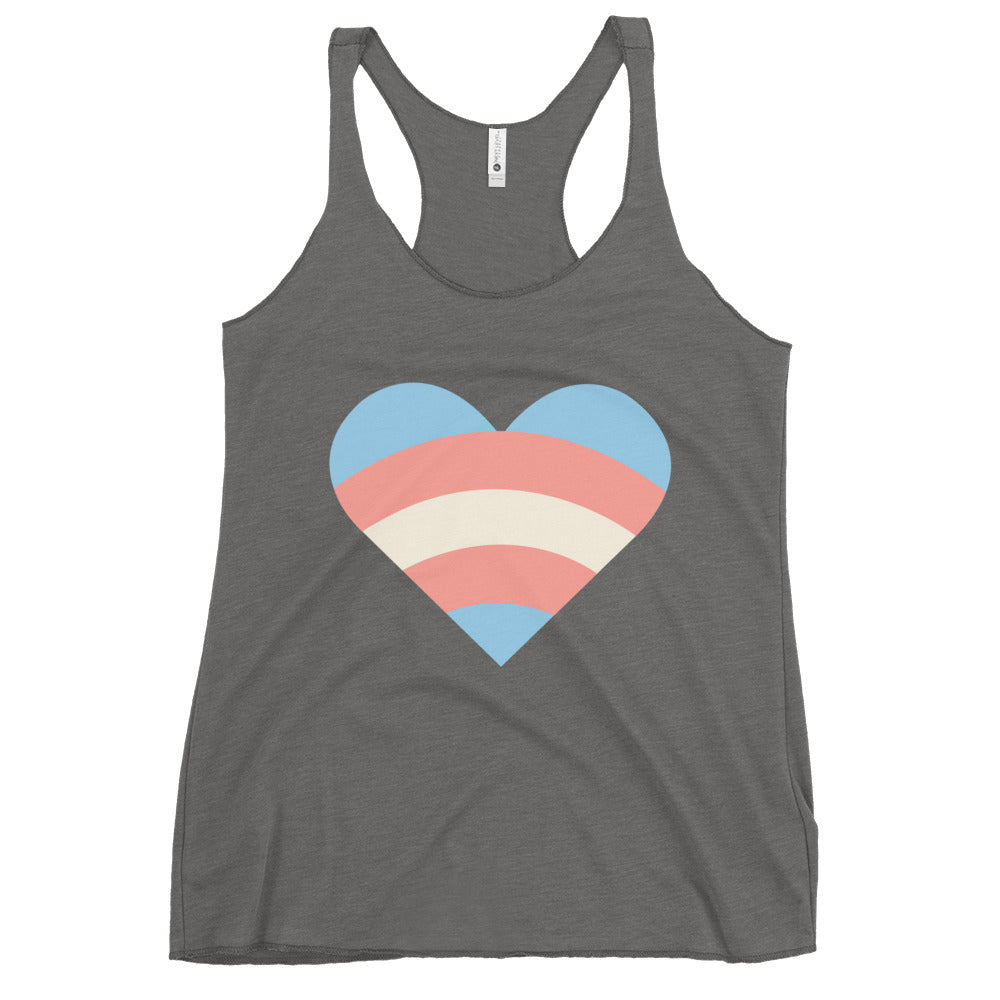 Transgender Pride Love Women's Tank Top - Premium Heather - LGBTPride.com