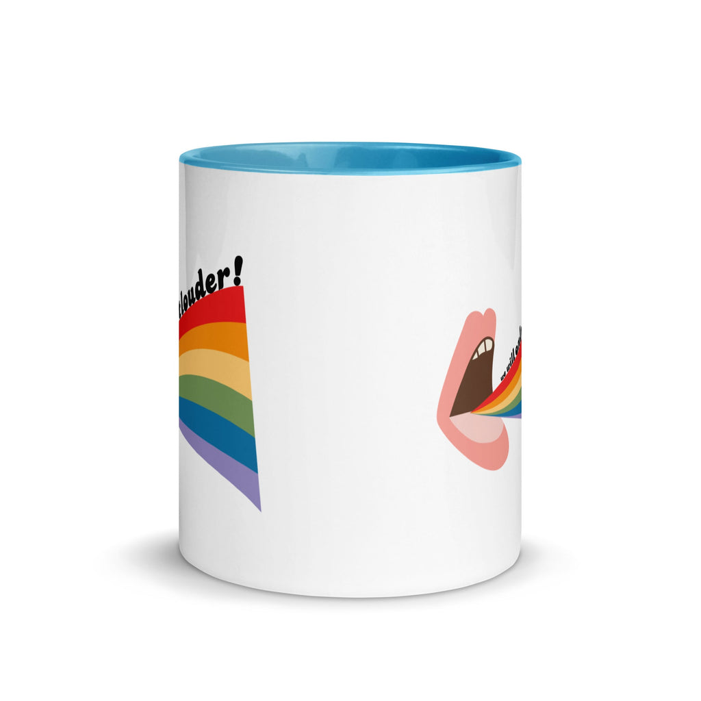 We Will Only Get Louder - Mug - Blue - LGBTPride.com